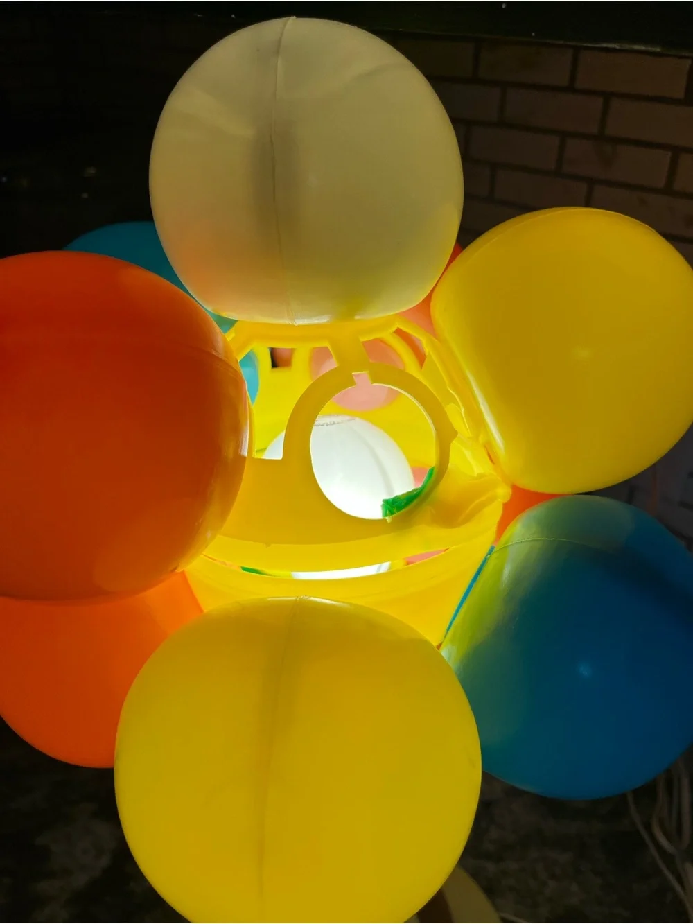 Vtg Mickey Mouse & Pluto Balloon Children's Lamp Light Nightlight